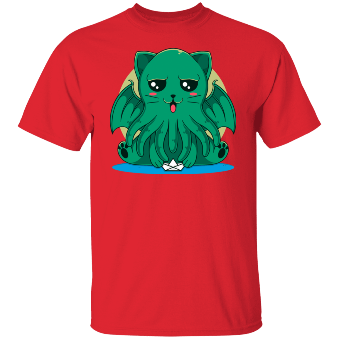 T-Shirts Red / S Cathulhu T-Shirt