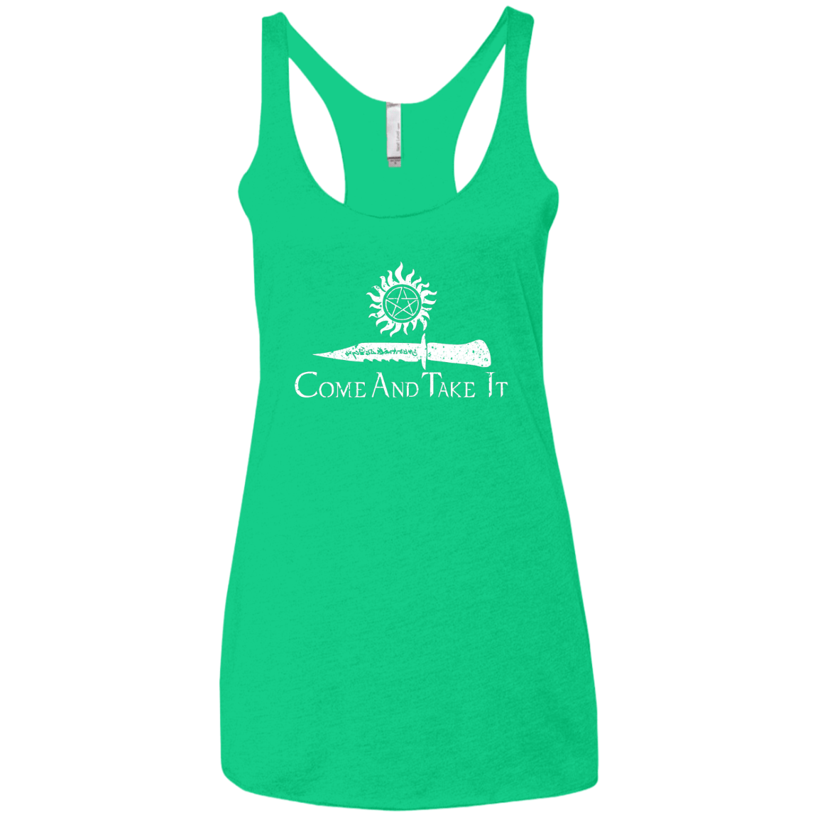 CATI Women's Triblend Racerback Tank