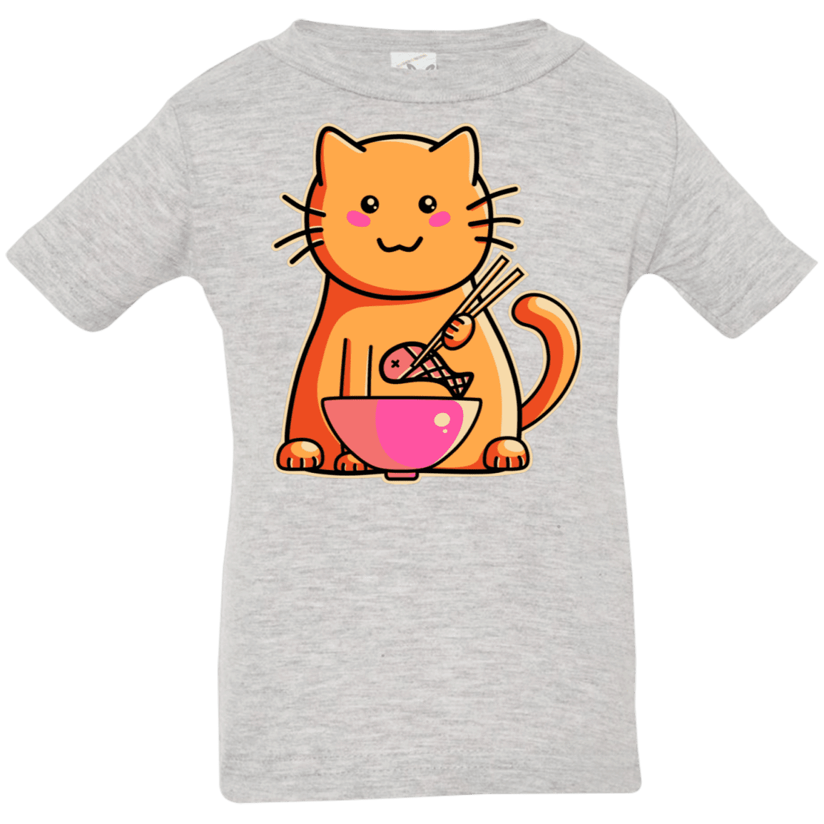 T-Shirts Heather Grey / 6 Months Cats Favourite Meal Infant Premium T-Shirt