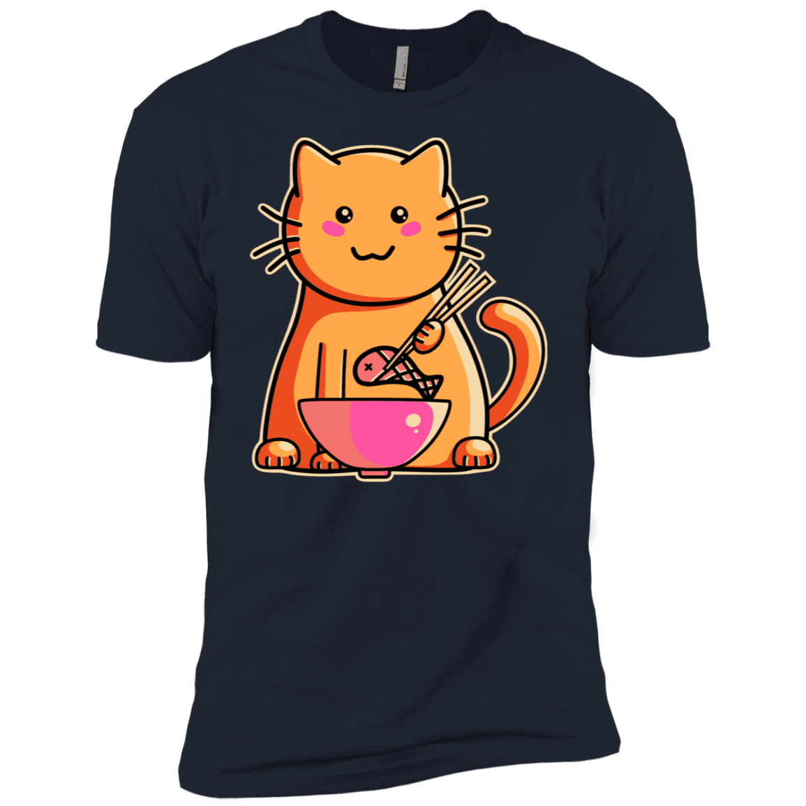 T-Shirts Midnight Navy / X-Small Cats Favourite Meal Men's Premium T-Shirt