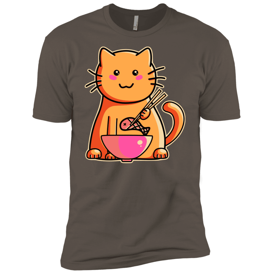T-Shirts Warm Grey / X-Small Cats Favourite Meal Men's Premium T-Shirt