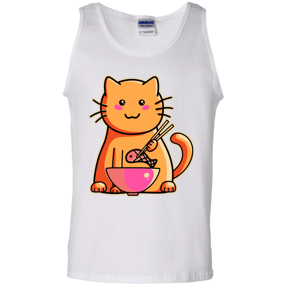 T-Shirts White / S Cats Favourite Meal Men's Tank Top