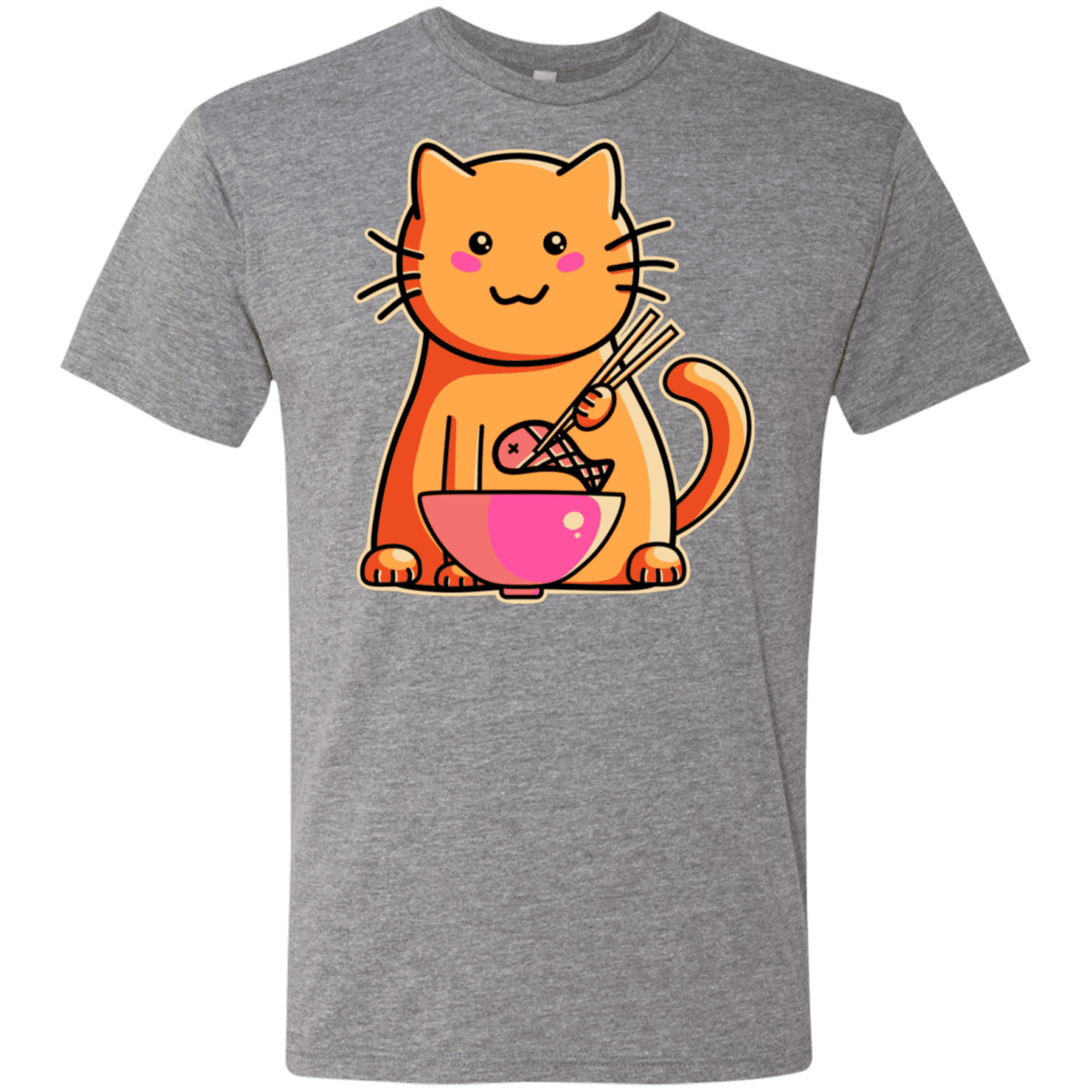 T-Shirts Premium Heather / S Cats Favourite Meal Men's Triblend T-Shirt