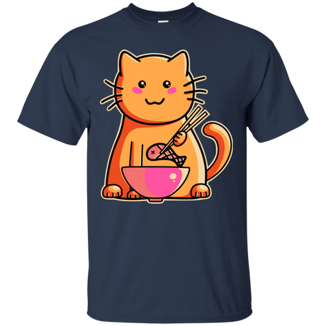 T-Shirts Navy / S Cats Favourite Meal T-Shirt