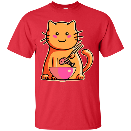 T-Shirts Red / S Cats Favourite Meal T-Shirt