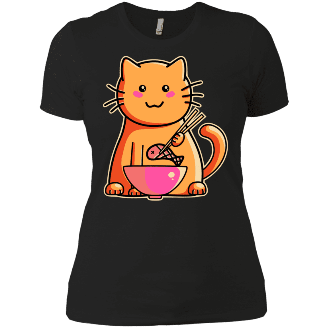 T-Shirts Black / X-Small Cats Favourite Meal Women's Premium T-Shirt
