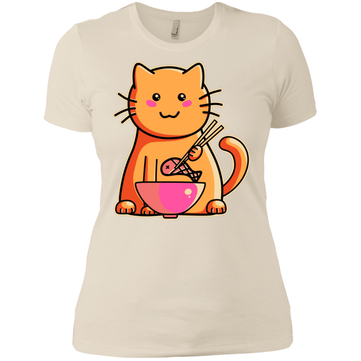 T-Shirts Ivory/ / X-Small Cats Favourite Meal Women's Premium T-Shirt