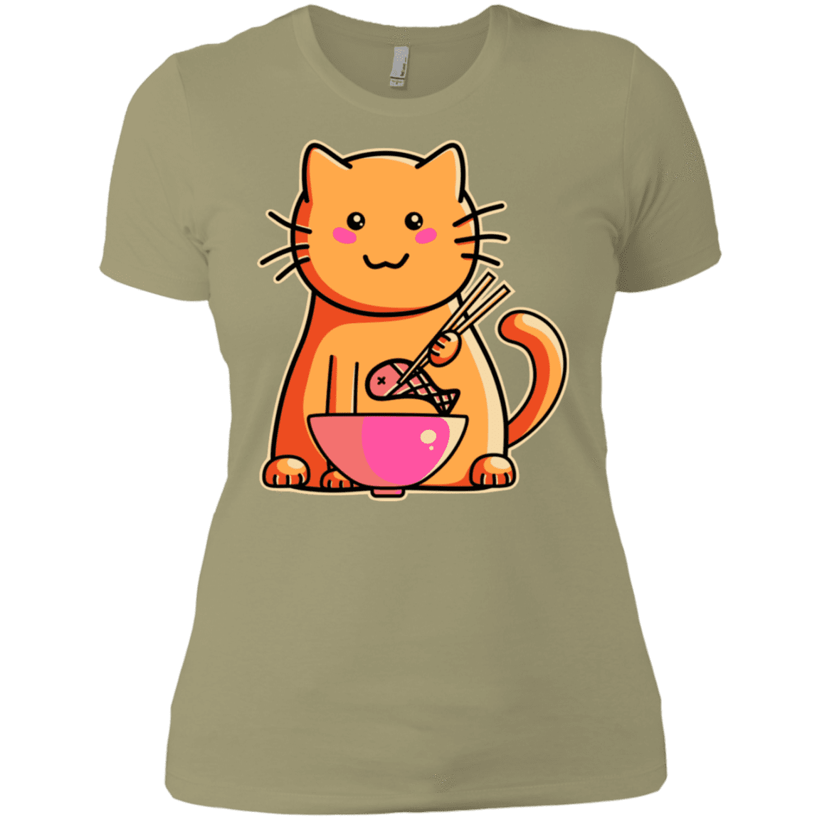 T-Shirts Light Olive / X-Small Cats Favourite Meal Women's Premium T-Shirt