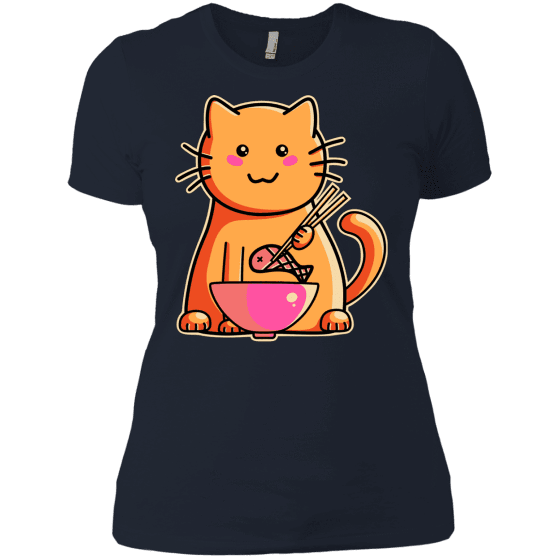 T-Shirts Midnight Navy / X-Small Cats Favourite Meal Women's Premium T-Shirt