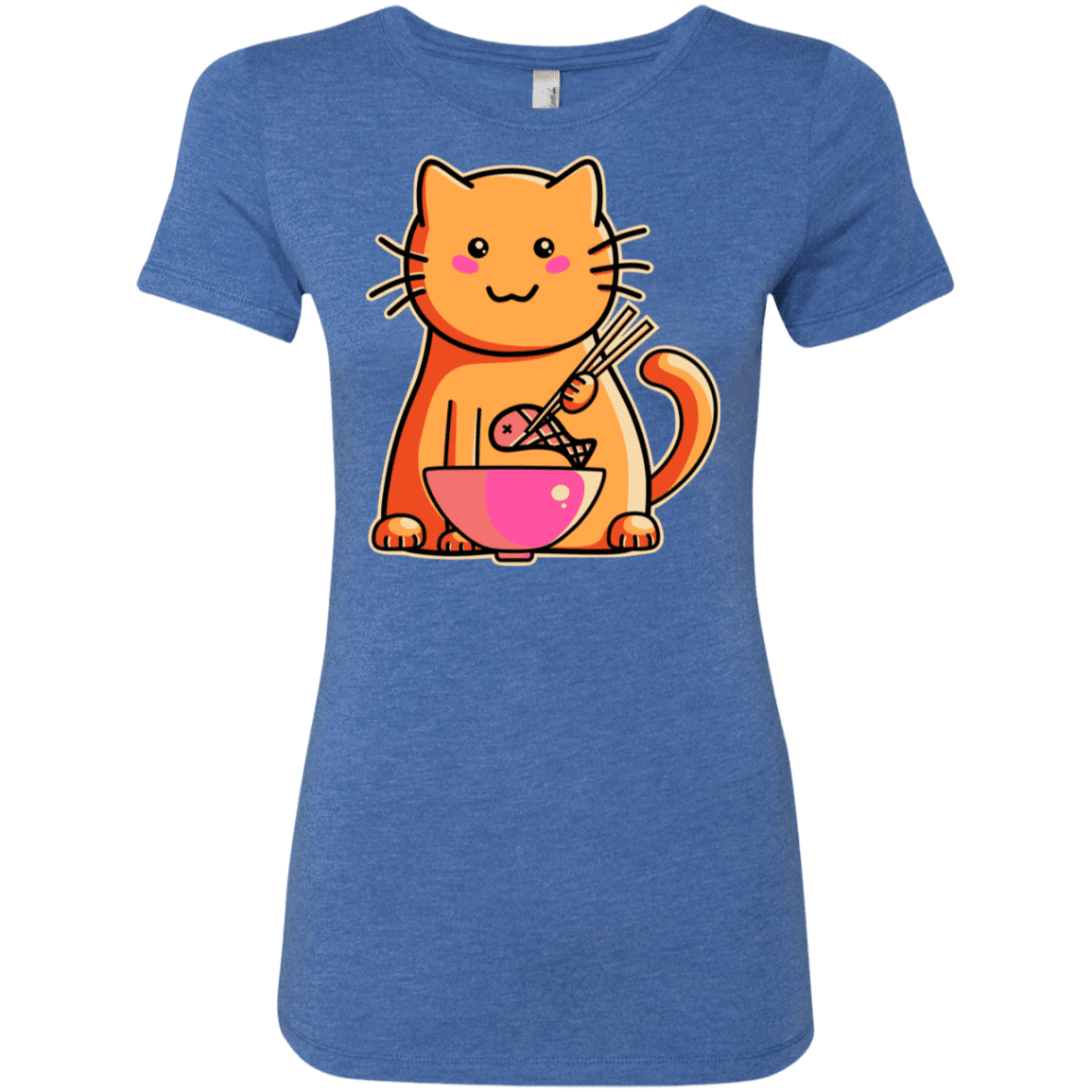 T-Shirts Vintage Royal / S Cats Favourite Meal Women's Triblend T-Shirt