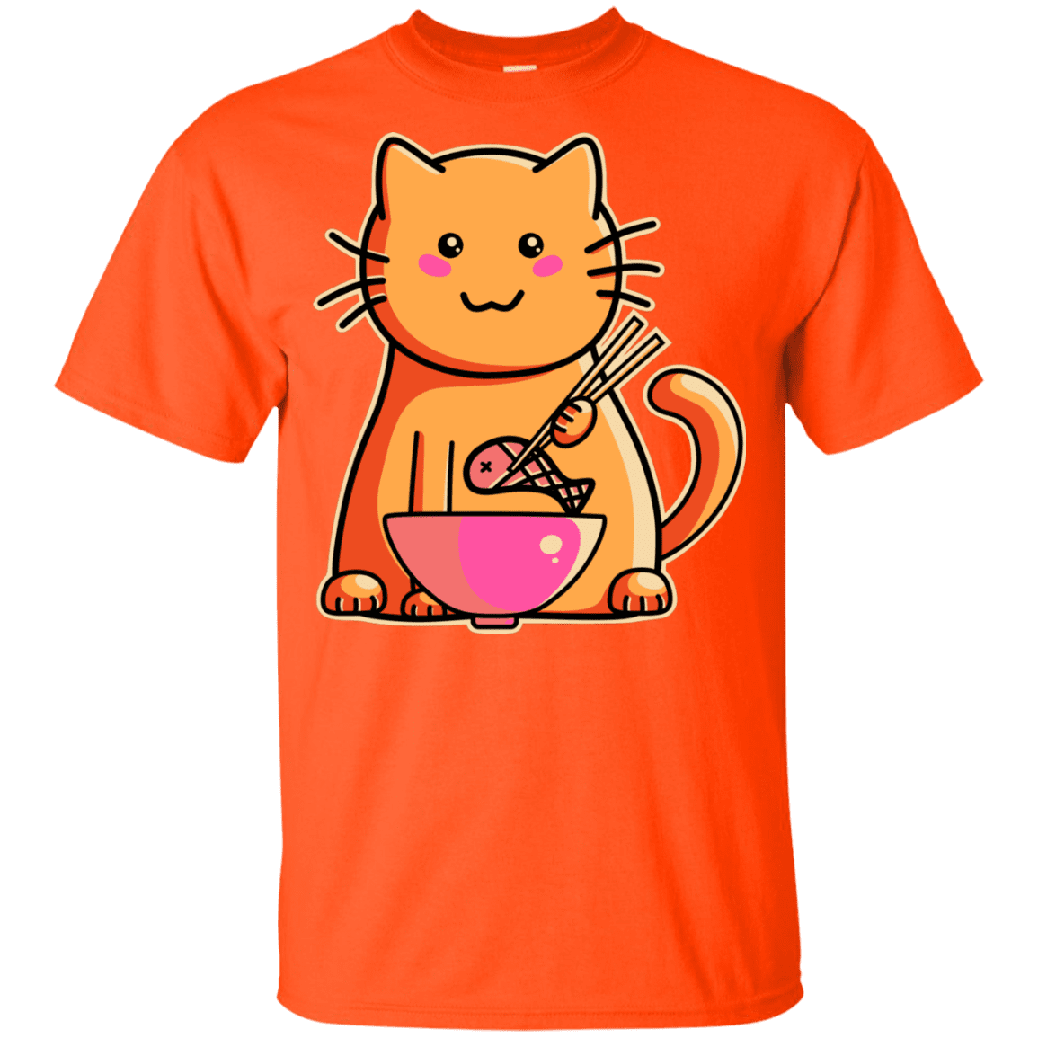 T-Shirts Orange / YXS Cats Favourite Meal Youth T-Shirt
