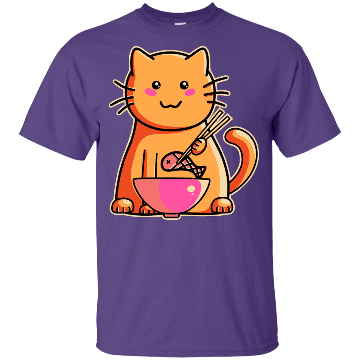 T-Shirts Purple / YXS Cats Favourite Meal Youth T-Shirt