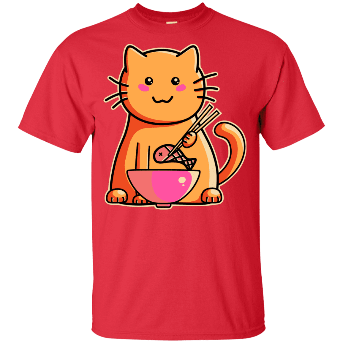T-Shirts Red / YXS Cats Favourite Meal Youth T-Shirt
