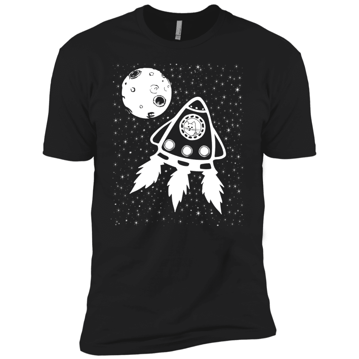 T-Shirts Black / YXS Catstronaut Boys Premium T-Shirt