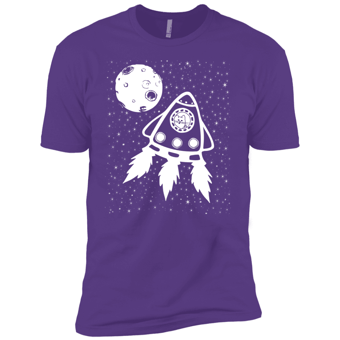 T-Shirts Purple Rush / YXS Catstronaut Boys Premium T-Shirt