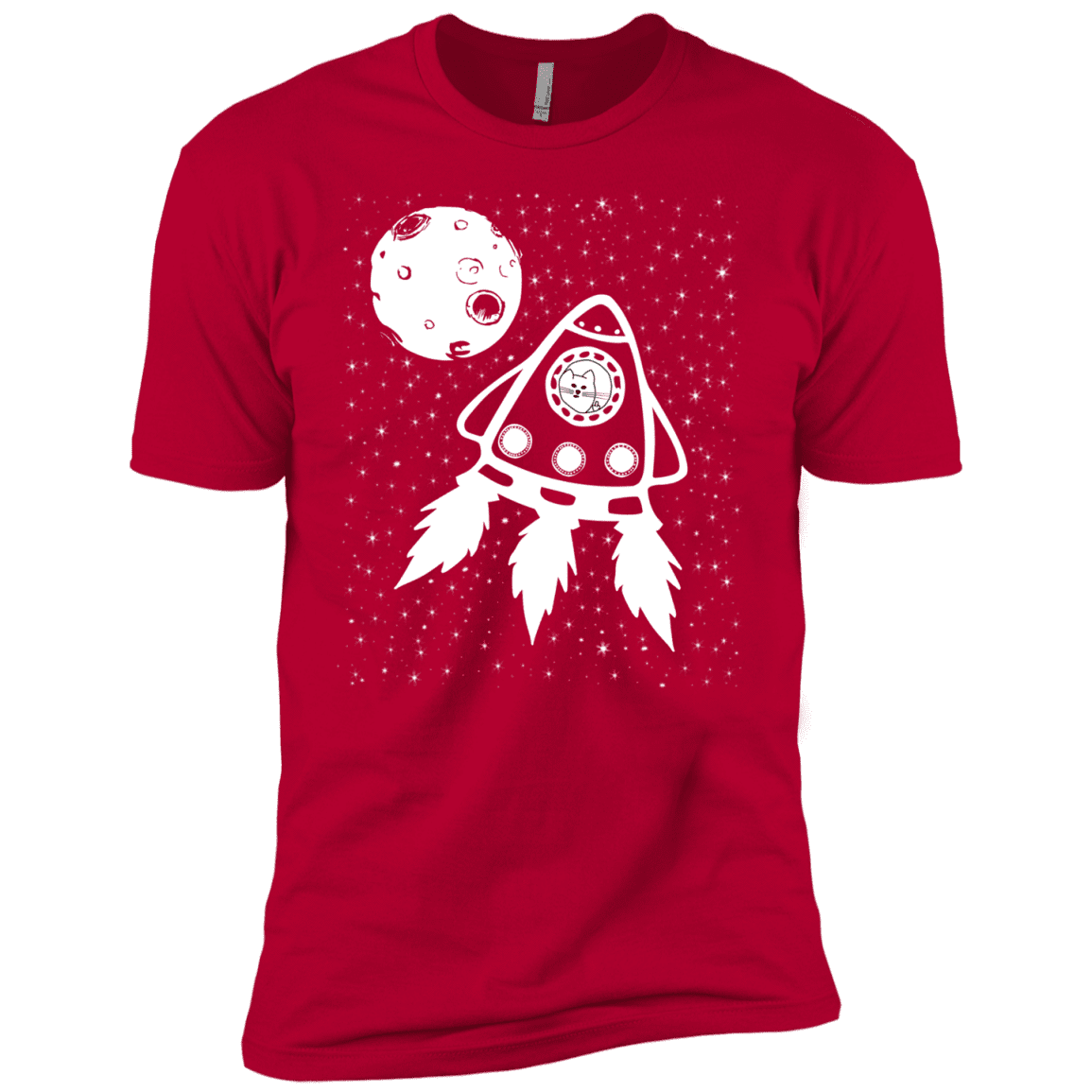 T-Shirts Red / YXS Catstronaut Boys Premium T-Shirt
