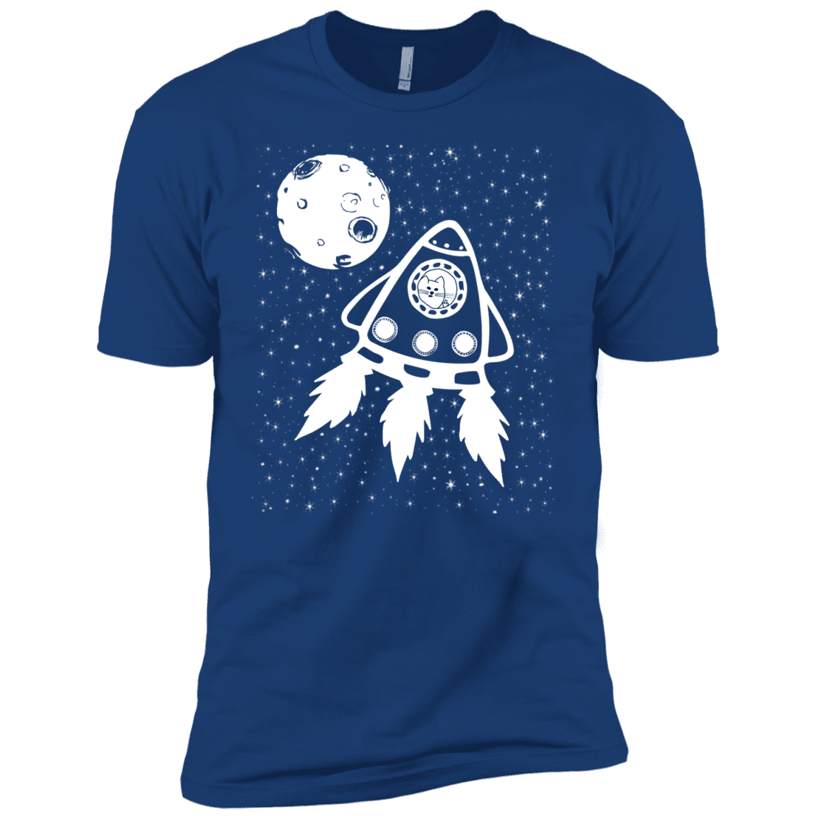 T-Shirts Royal / YXS Catstronaut Boys Premium T-Shirt