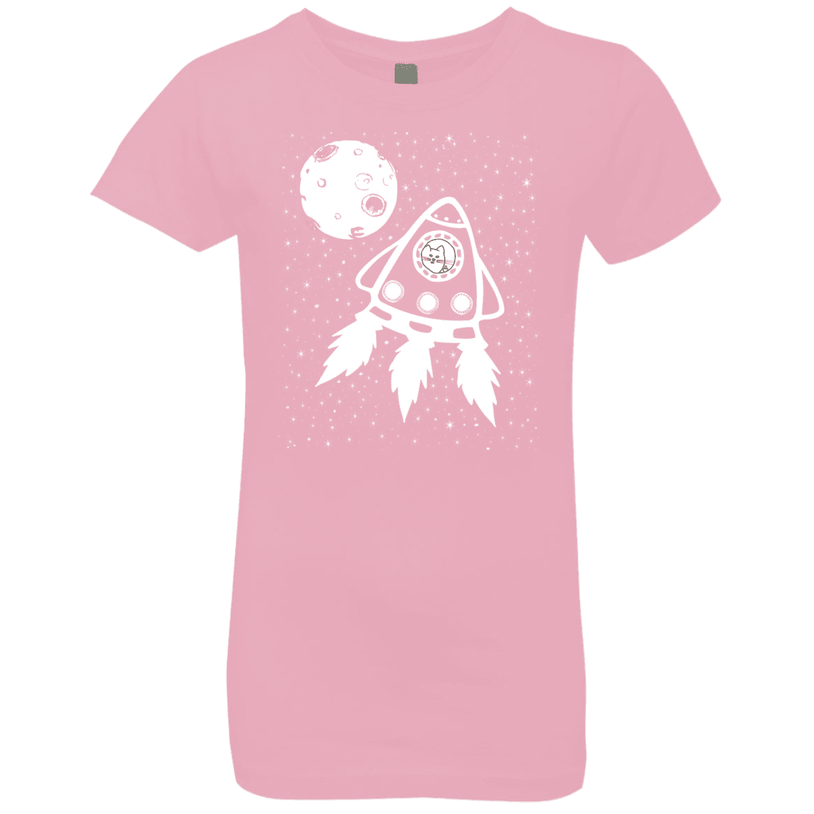 T-Shirts Light Pink / YXS Catstronaut Girls Premium T-Shirt