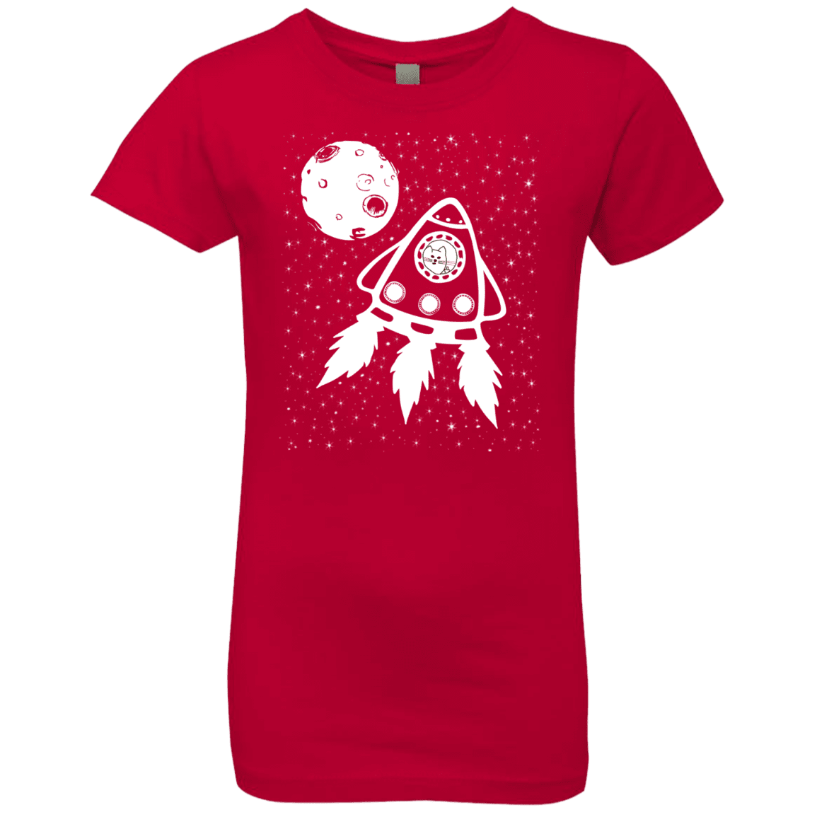 T-Shirts Red / YXS Catstronaut Girls Premium T-Shirt