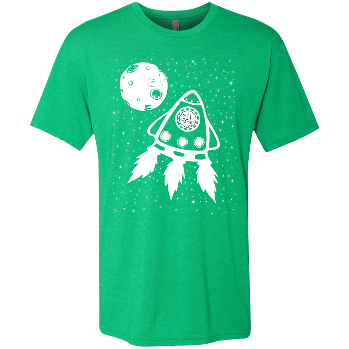 T-Shirts Envy / S Catstronaut Men's Triblend T-Shirt