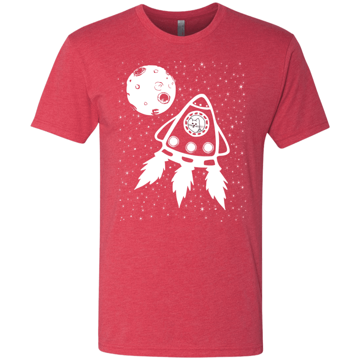 T-Shirts Vintage Red / S Catstronaut Men's Triblend T-Shirt