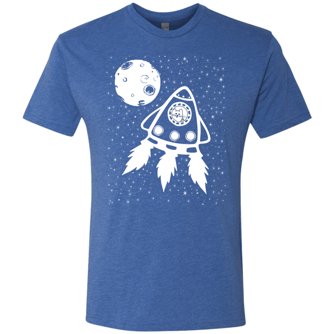 T-Shirts Vintage Royal / S Catstronaut Men's Triblend T-Shirt