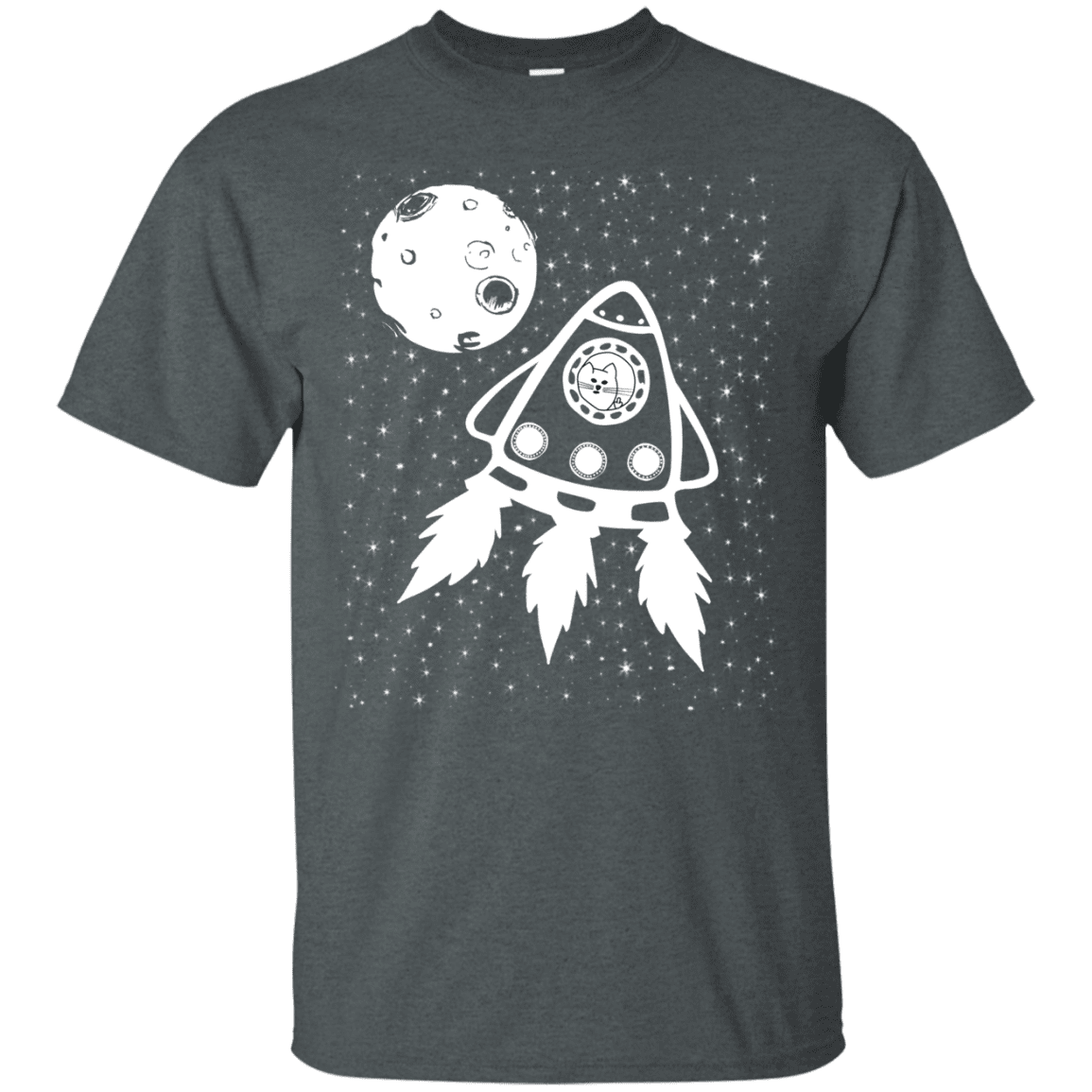 T-Shirts Dark Heather / S Catstronaut T-Shirt
