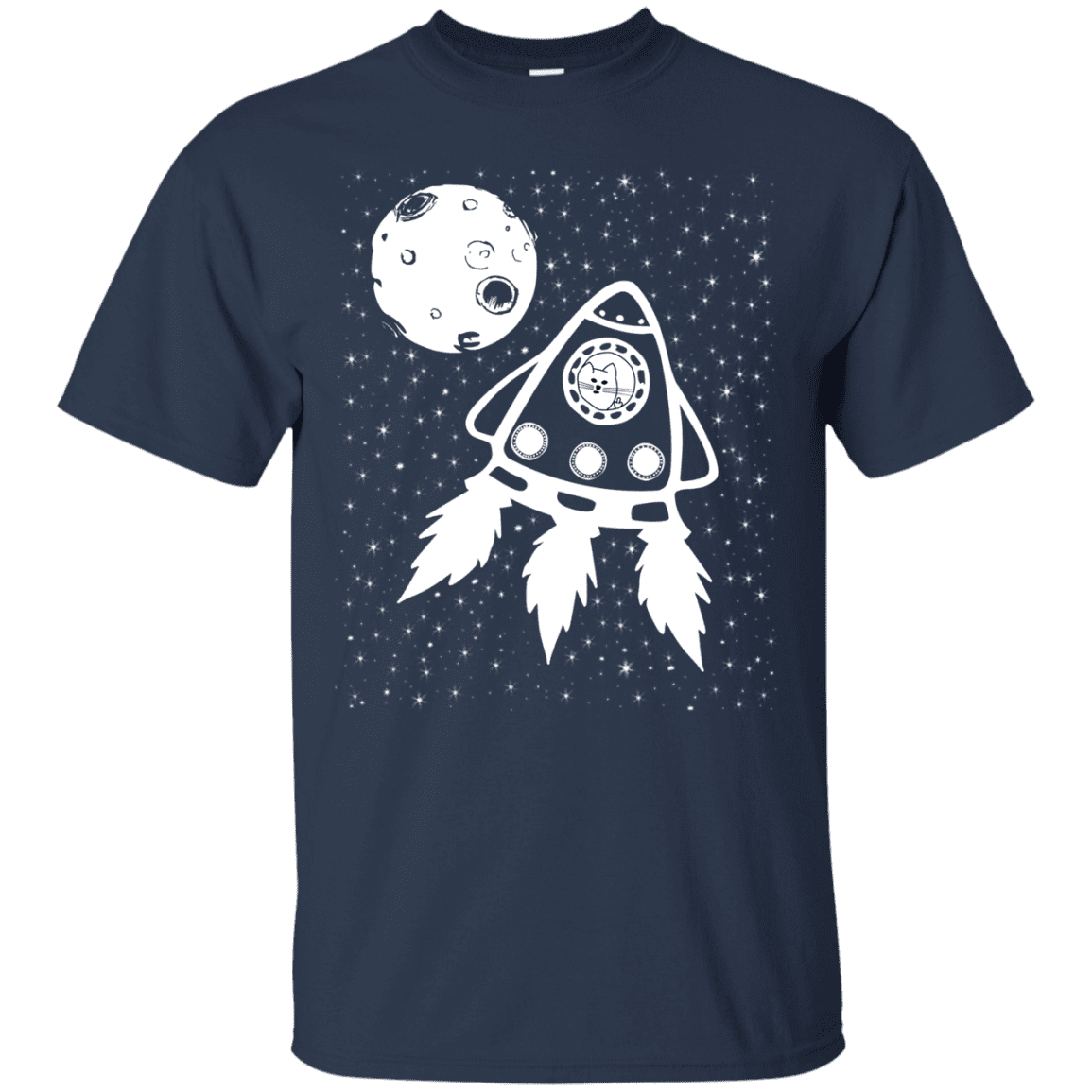 T-Shirts Navy / S Catstronaut T-Shirt