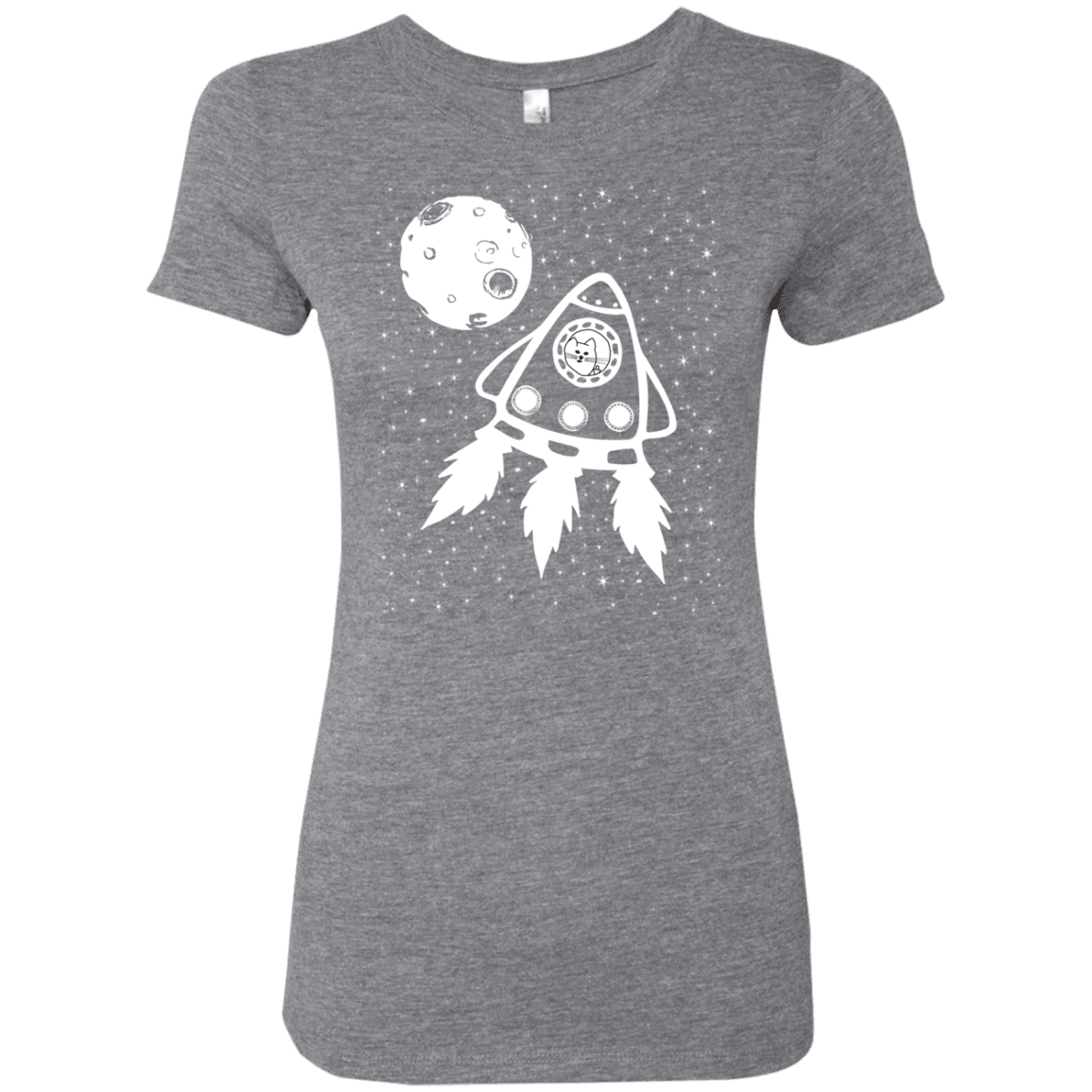 T-Shirts Premium Heather / S Catstronaut Women's Triblend T-Shirt
