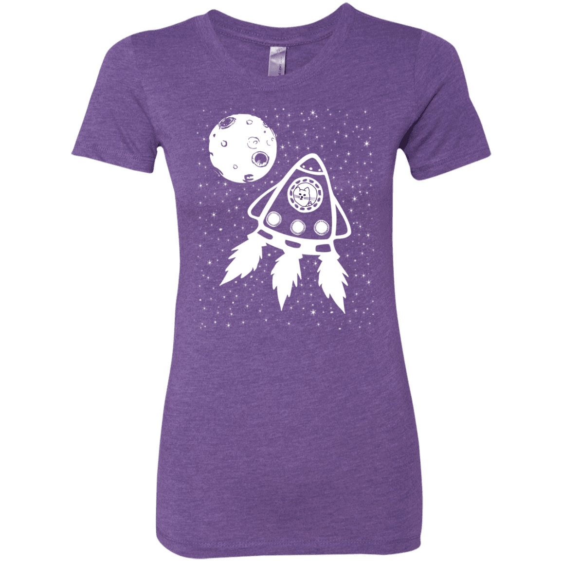T-Shirts Purple Rush / S Catstronaut Women's Triblend T-Shirt
