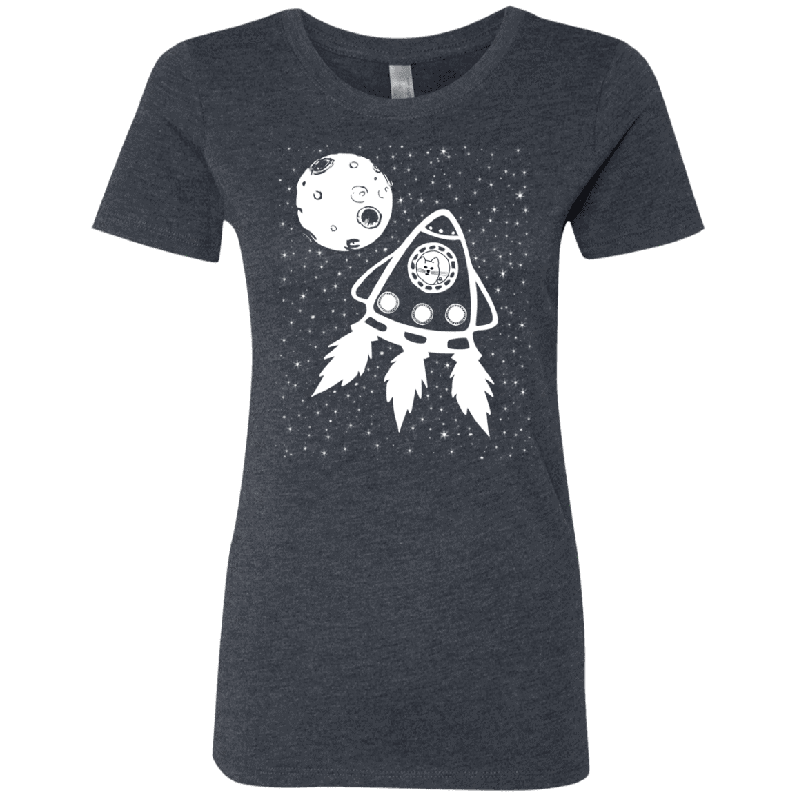 T-Shirts Vintage Navy / S Catstronaut Women's Triblend T-Shirt