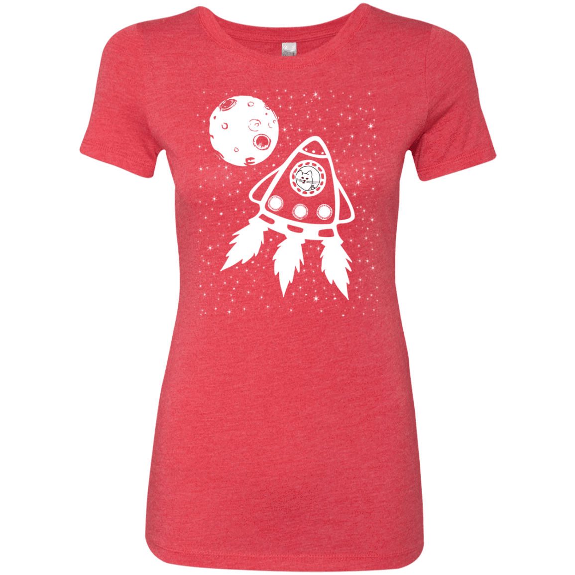 T-Shirts Vintage Red / S Catstronaut Women's Triblend T-Shirt