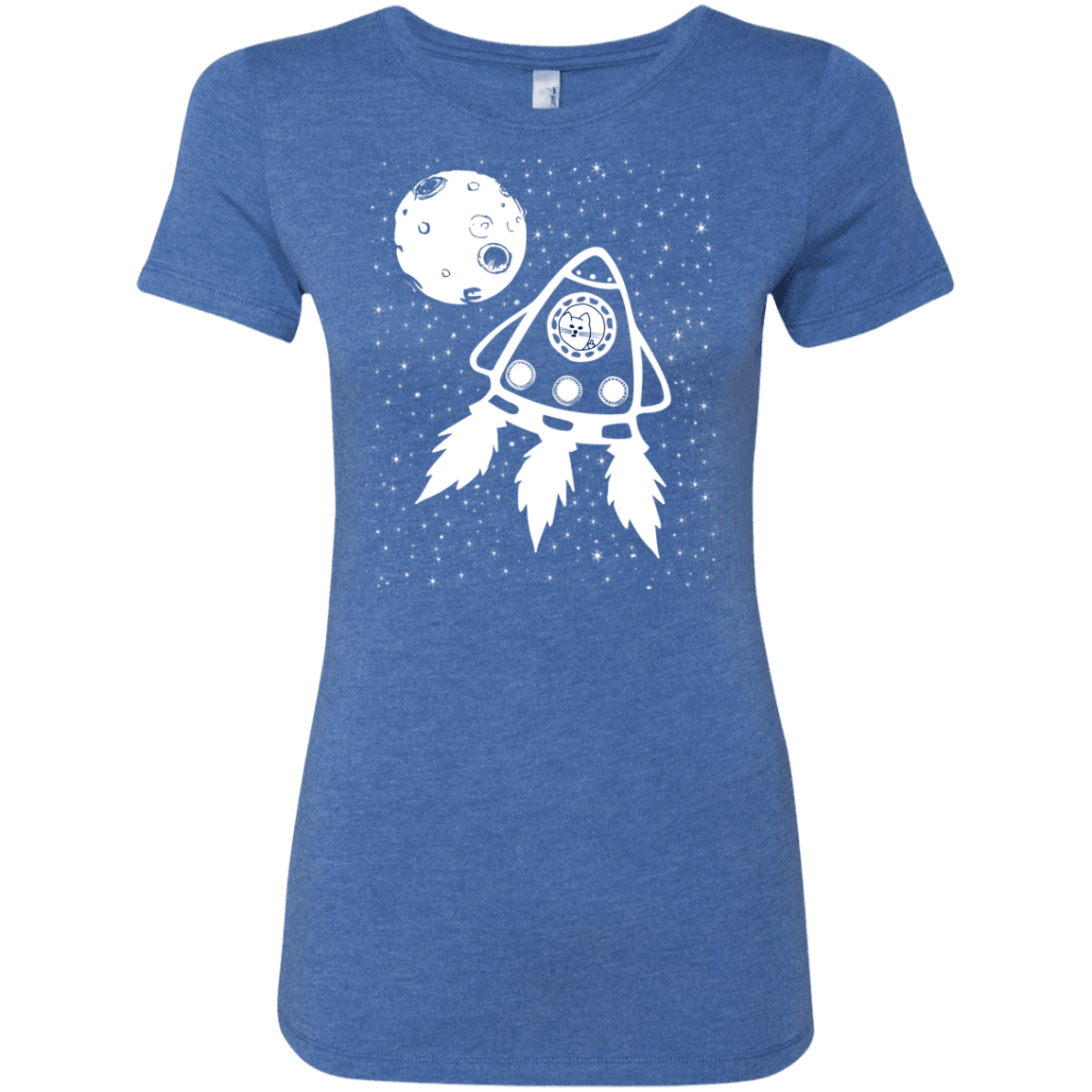 T-Shirts Vintage Royal / S Catstronaut Women's Triblend T-Shirt