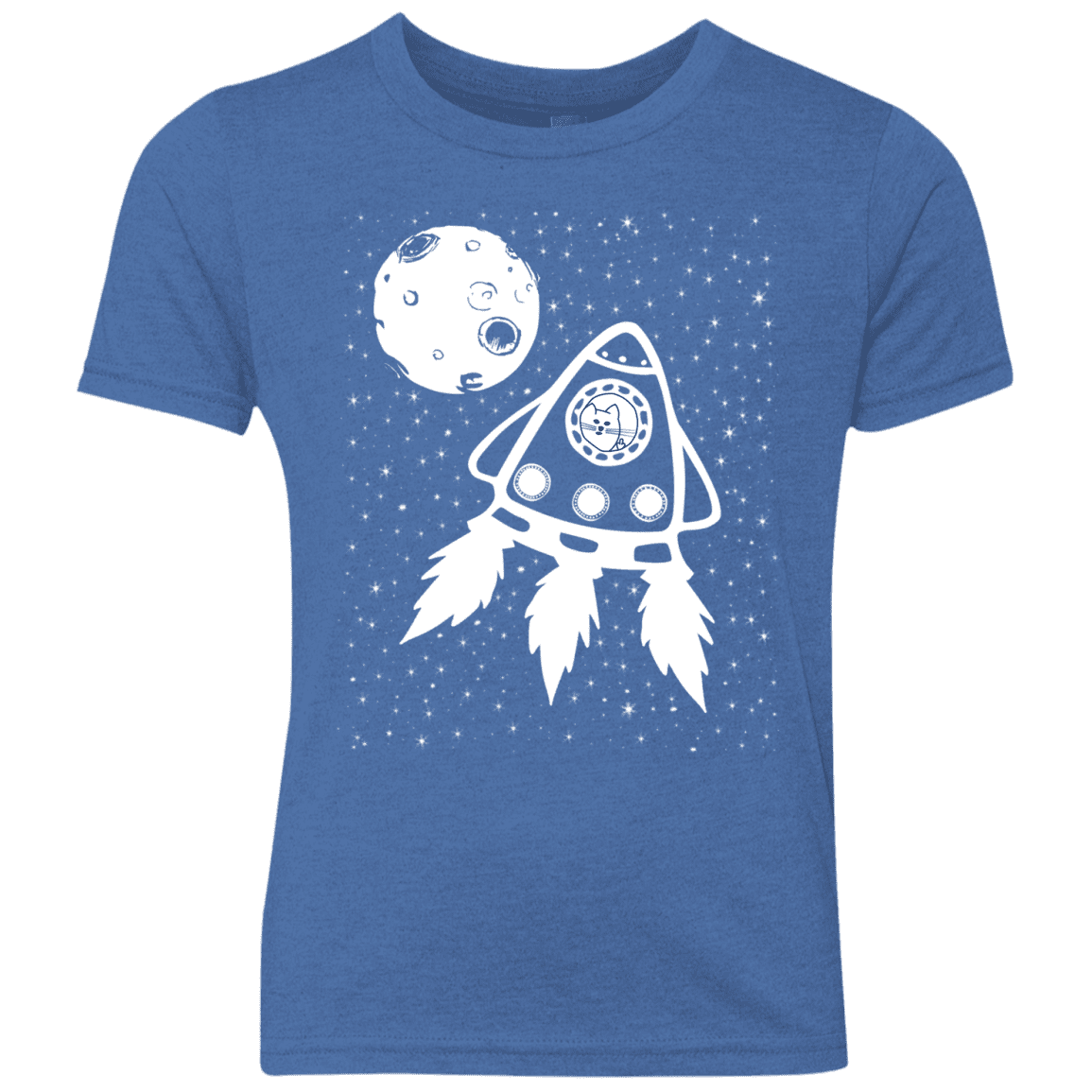 T-Shirts Vintage Royal / YXS Catstronaut Youth Triblend T-Shirt