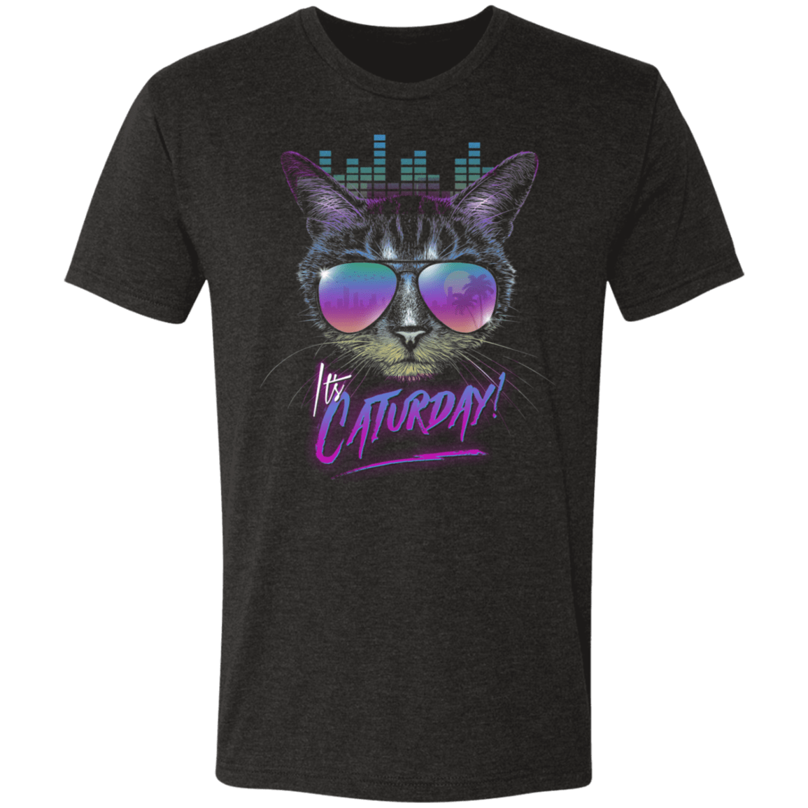 T-Shirts Vintage Black / S Caturday Men's Triblend T-Shirt