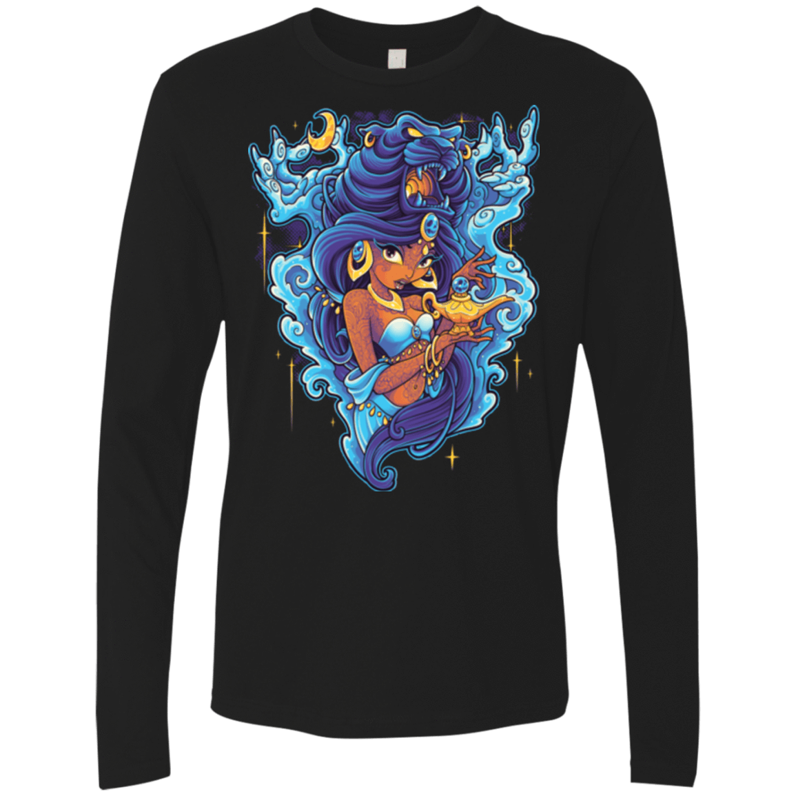 T-Shirts Black / Small Cave Of Wonders Men's Premium Long Sleeve
