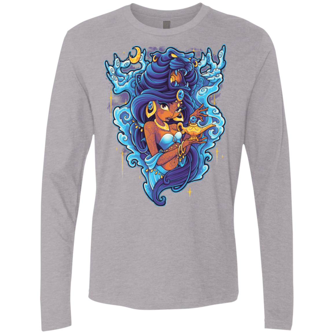 T-Shirts Heather Grey / Small Cave Of Wonders Men's Premium Long Sleeve