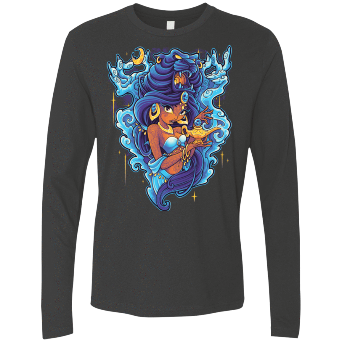T-Shirts Heavy Metal / Small Cave Of Wonders Men's Premium Long Sleeve