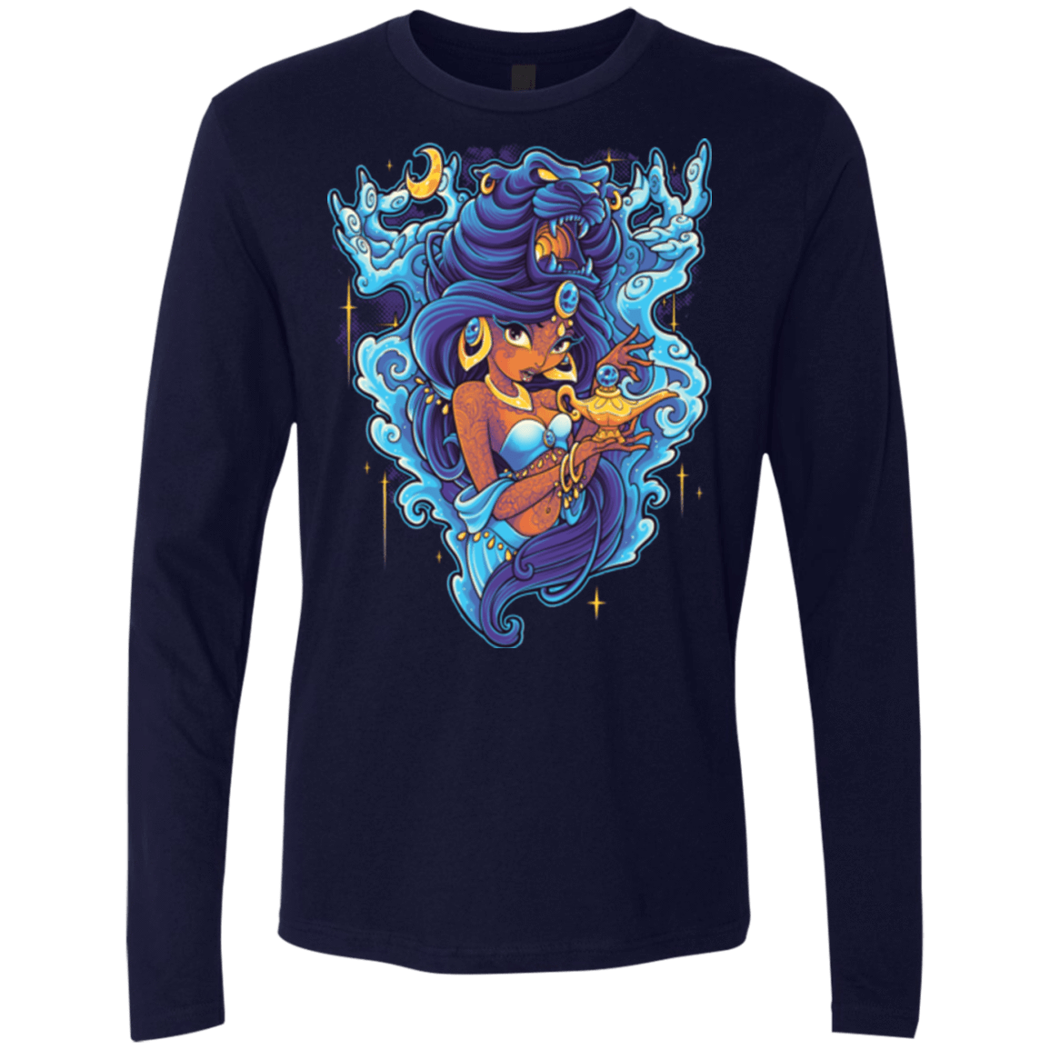 T-Shirts Midnight Navy / Small Cave Of Wonders Men's Premium Long Sleeve