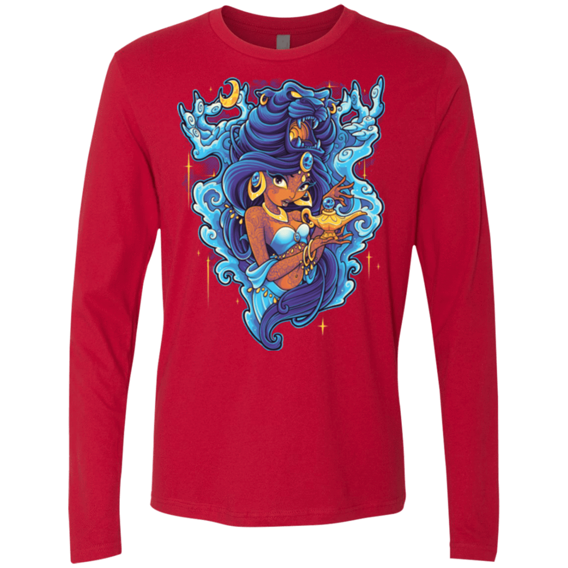 T-Shirts Red / Small Cave Of Wonders Men's Premium Long Sleeve