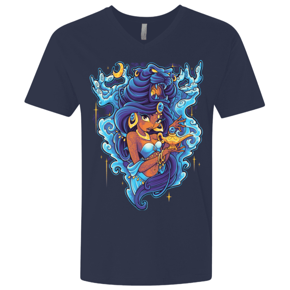 T-Shirts Midnight Navy / X-Small Cave Of Wonders Men's Premium V-Neck