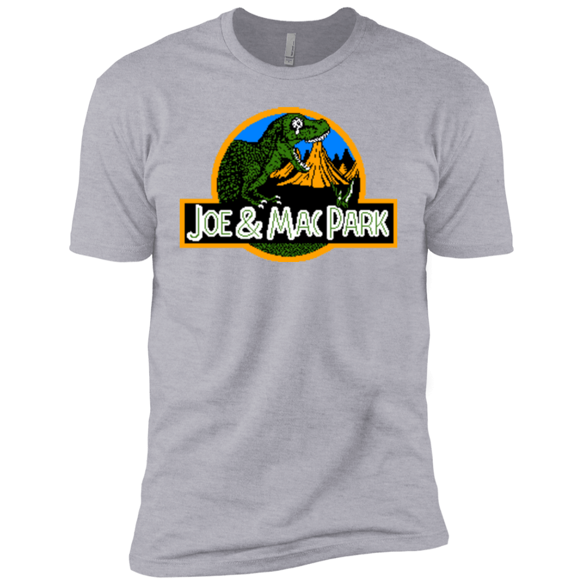 T-Shirts Heather Grey / YXS Caveman park Boys Premium T-Shirt