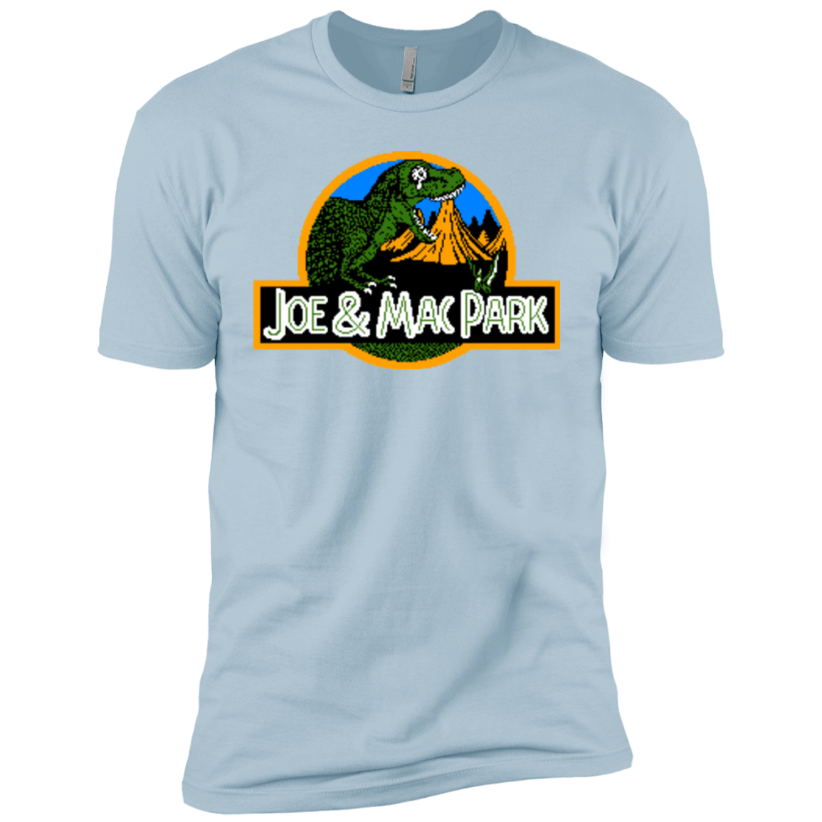 T-Shirts Light Blue / YXS Caveman park Boys Premium T-Shirt