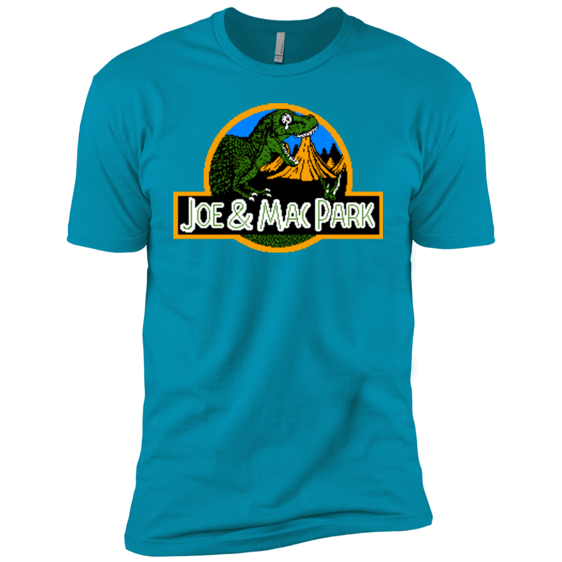 T-Shirts Turquoise / YXS Caveman park Boys Premium T-Shirt