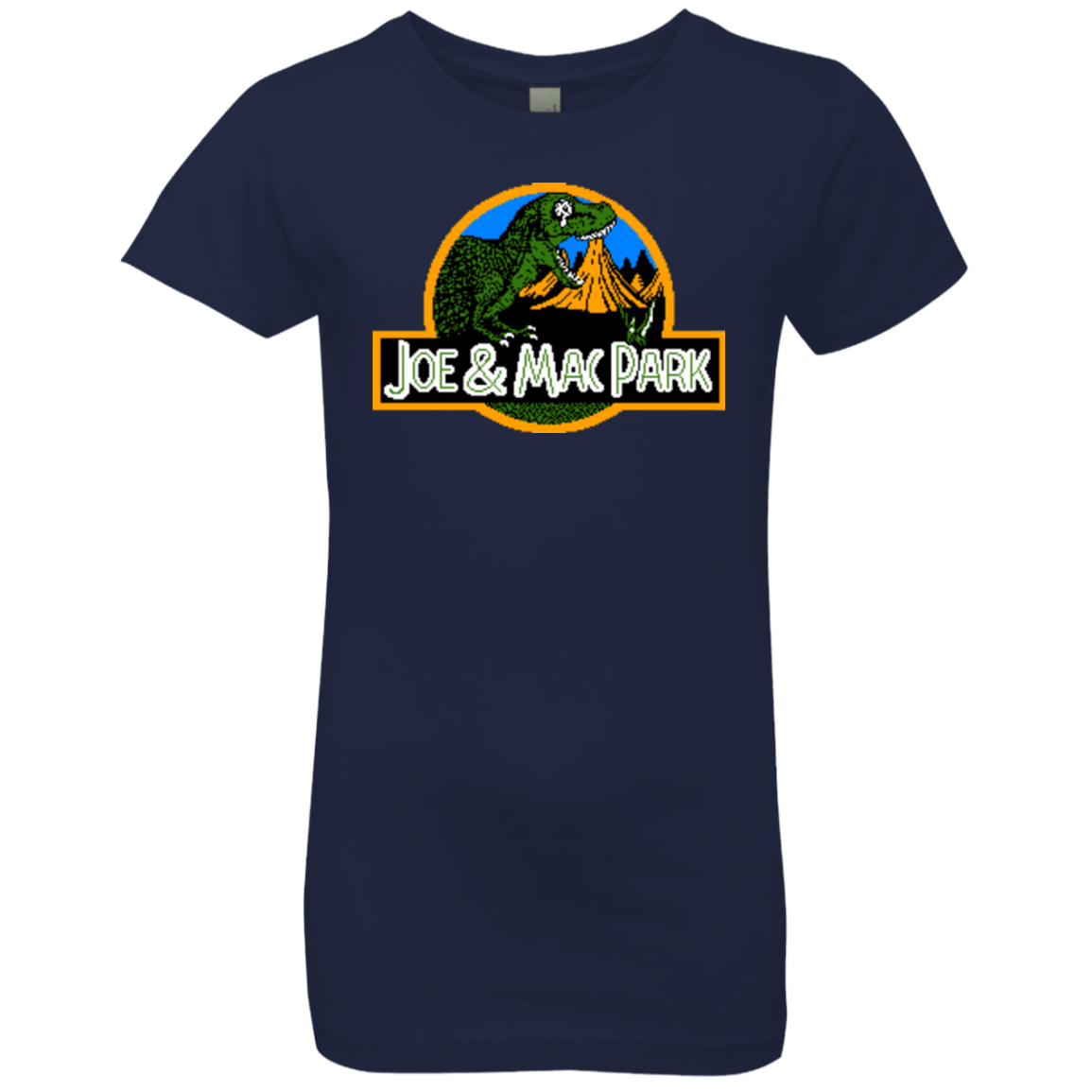 T-Shirts Midnight Navy / YXS Caveman park Girls Premium T-Shirt
