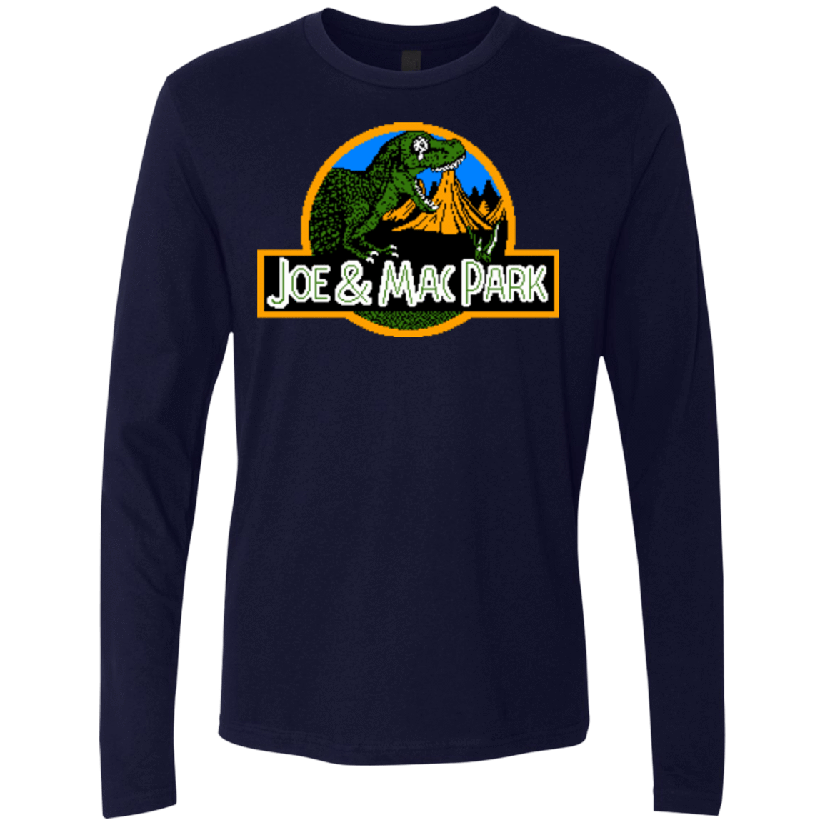 T-Shirts Midnight Navy / Small Caveman park Men's Premium Long Sleeve