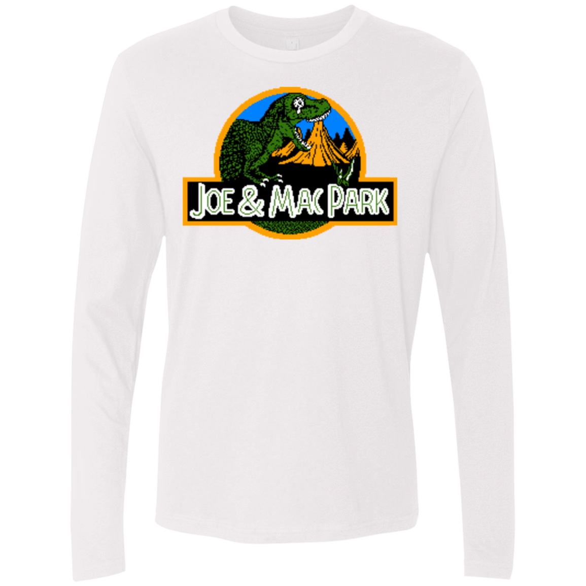 T-Shirts White / Small Caveman park Men's Premium Long Sleeve