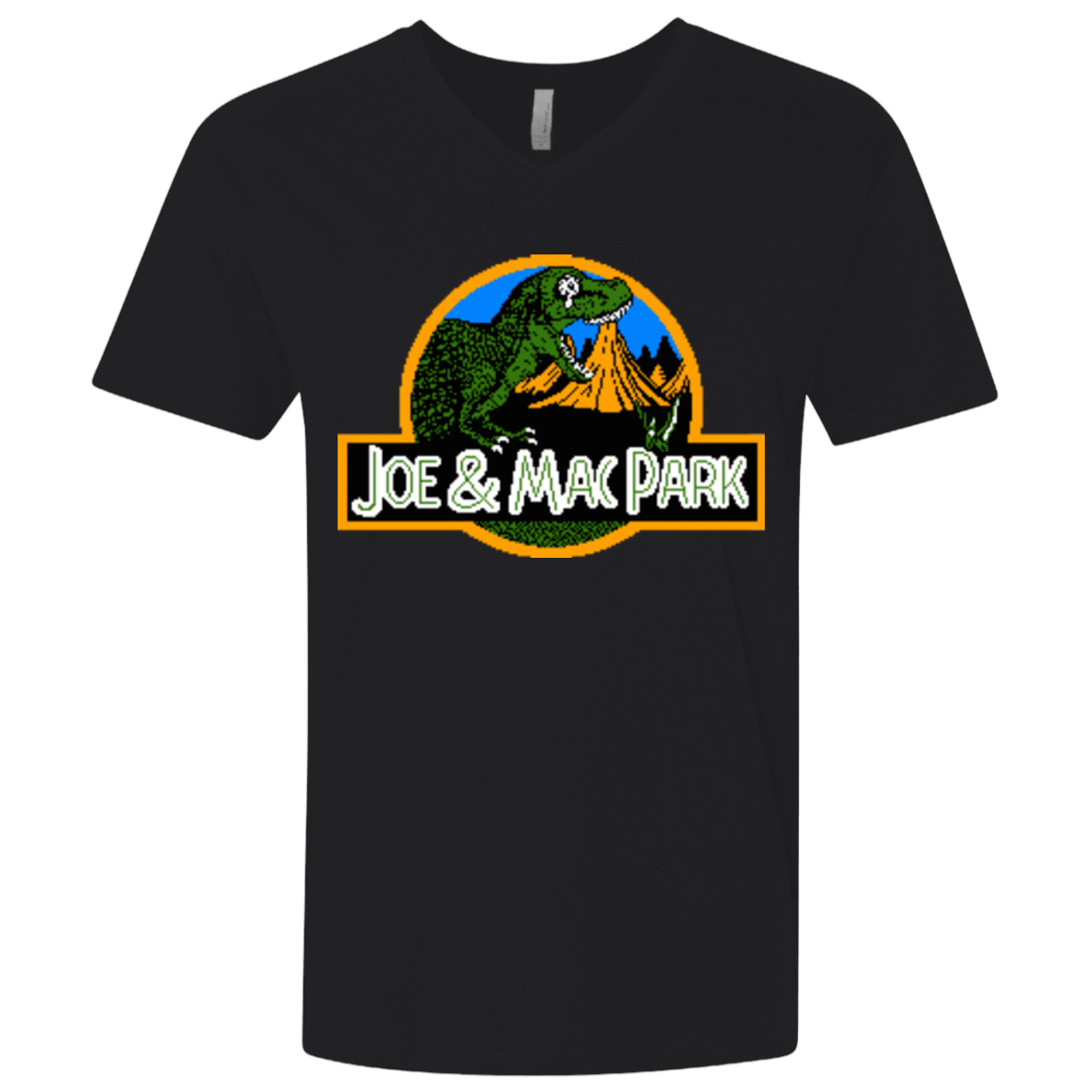 T-Shirts Black / X-Small Caveman park Men's Premium V-Neck