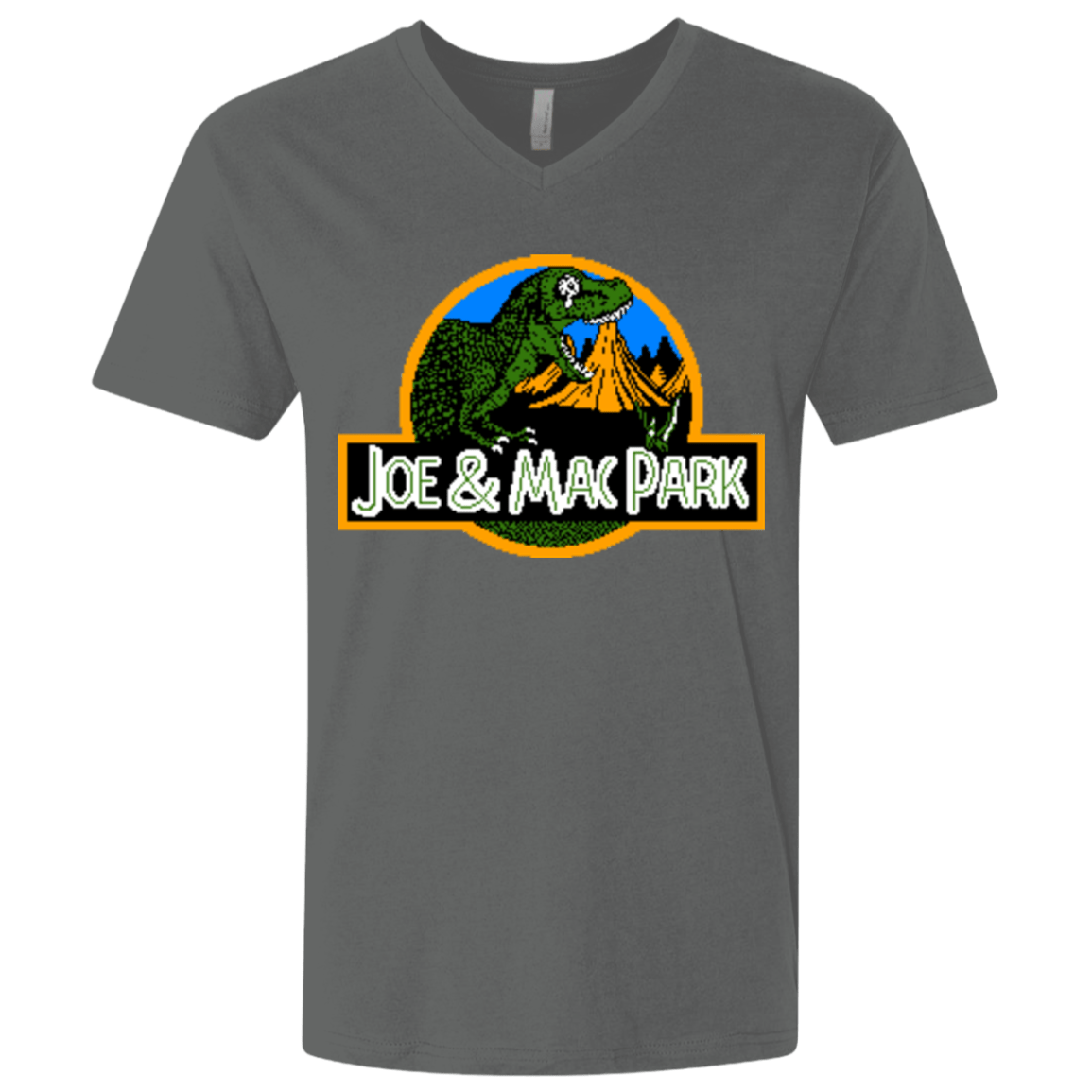 T-Shirts Heavy Metal / X-Small Caveman park Men's Premium V-Neck