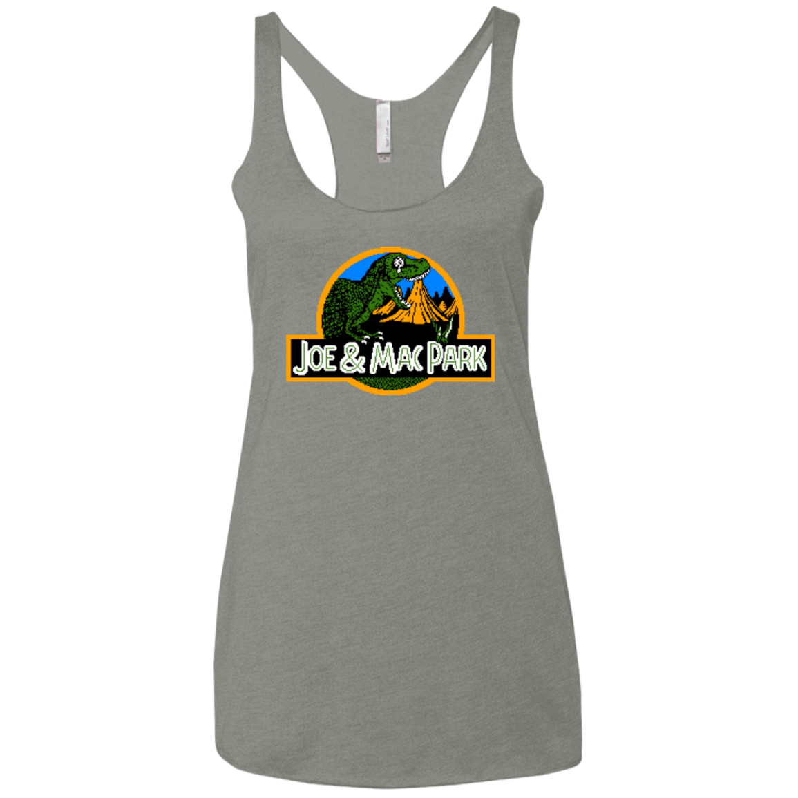 T-Shirts Venetian Grey / X-Small Caveman park Women's Triblend Racerback Tank